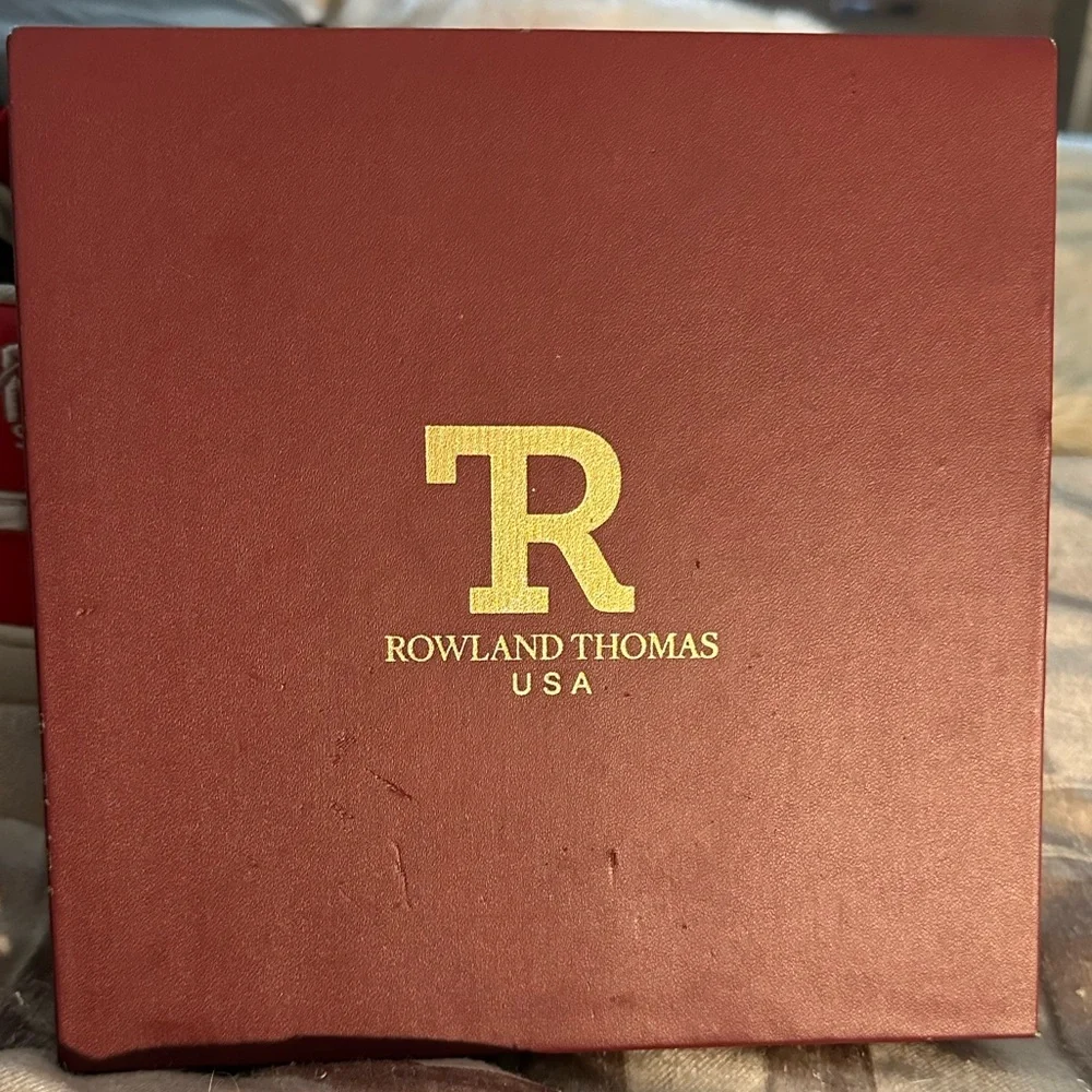 ROWLAND THOMAS KAYIMAN BLACK LUXURY BELT 1.575